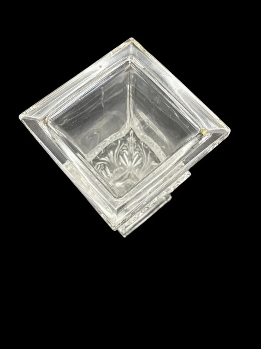 Vintage Shannon Crystal Ireland Art Deco Style Vase Clear Pedestal Vase 7